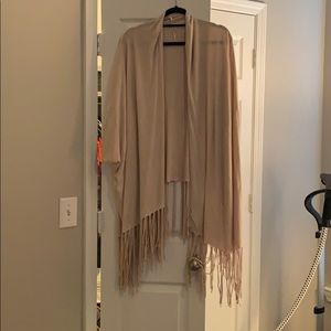 Fab’rik Fringe Poncho-style cardigan